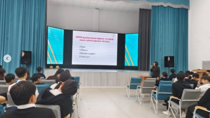 Облыстық АИТВ-инфекциясының алдын алу жөніндегі орталығының педагогы денсаулыққа қамқорлық жасауға шақырды