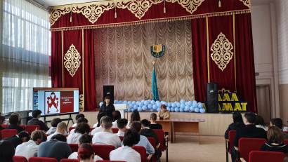 В Павлодарской области продолжается информационно-разъяснительная работа по профилактике ВИЧ-инфекции среди молодежи